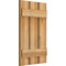 Ekena Millwork Spaced Board-n-Batten Shutters, Rough Sawn Western Red Cedar, 17 1/8W x 28H, PR RBS06S17X028RWR - alternate 3